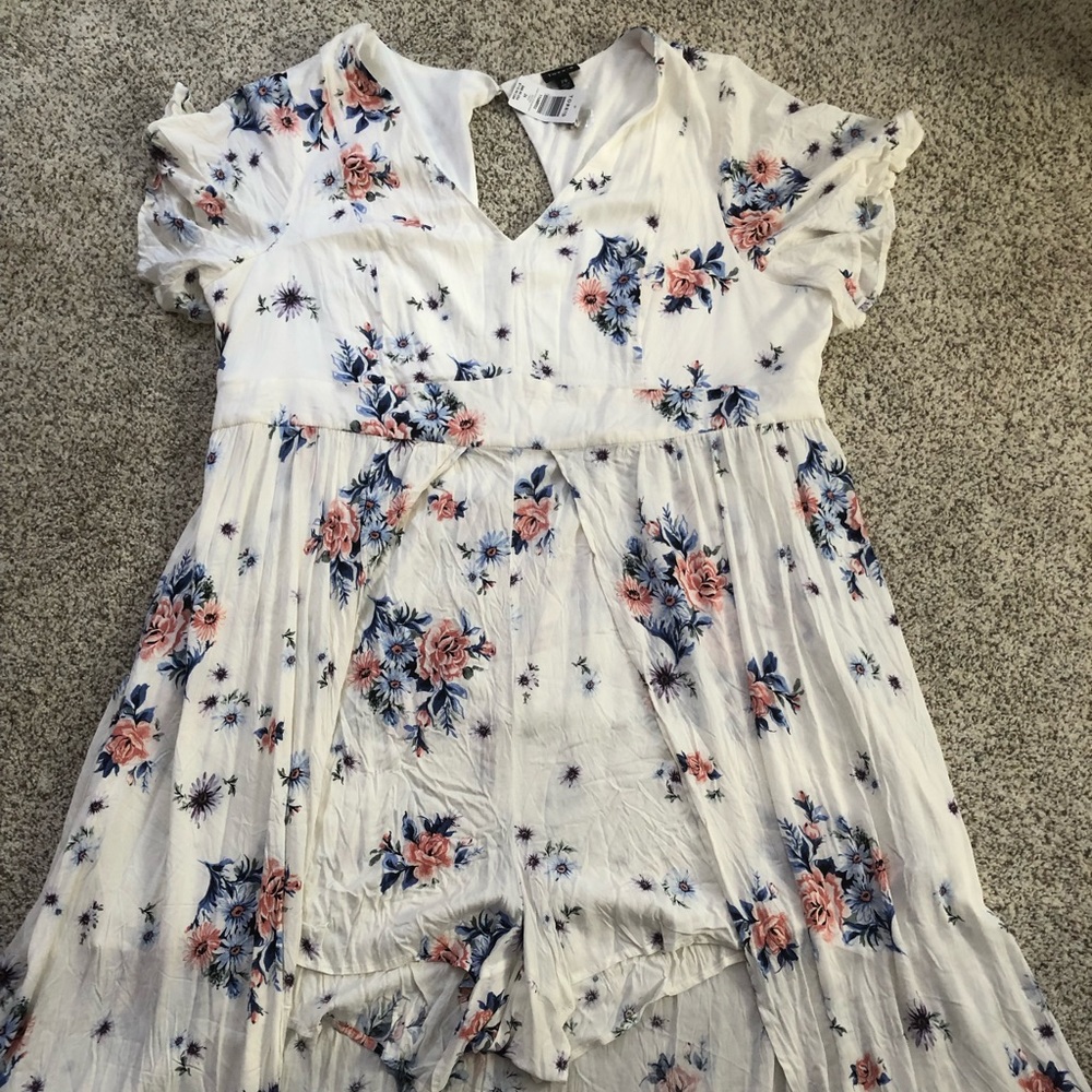Torrid Romper with attached half skirt!